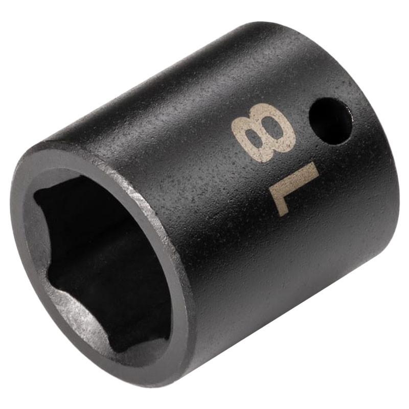 3/8 Inch Drive x 18 mm 6-Point Impact Socket TEKTON