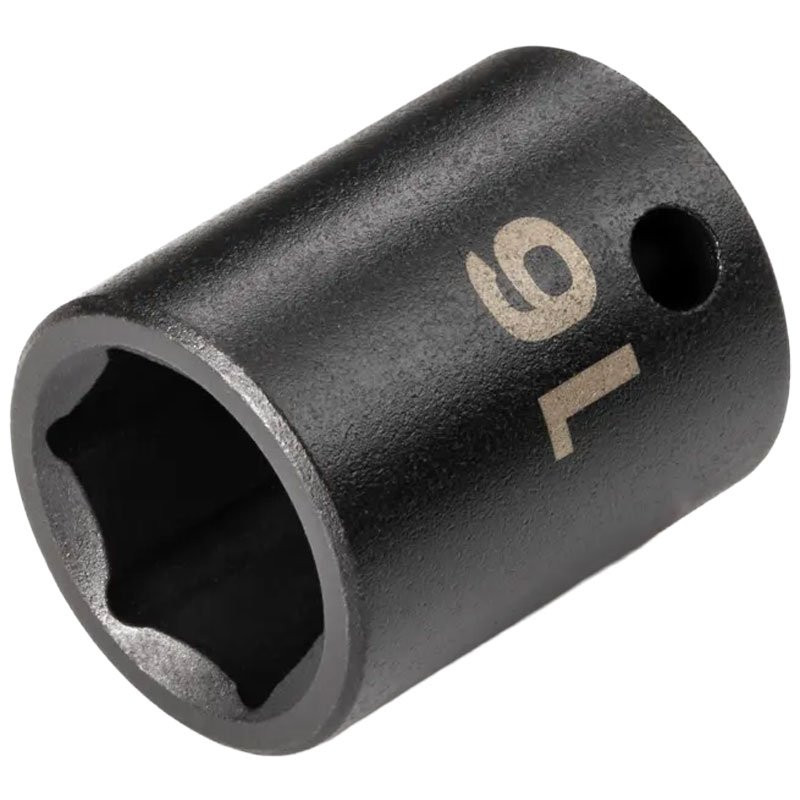 16MM x 3/8" Drive 6-Point Standard Impact Socket