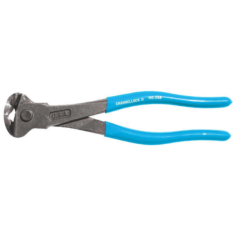 8" Channellock® Cutting Pliers-Nippers, Plastic-Dipped Grip