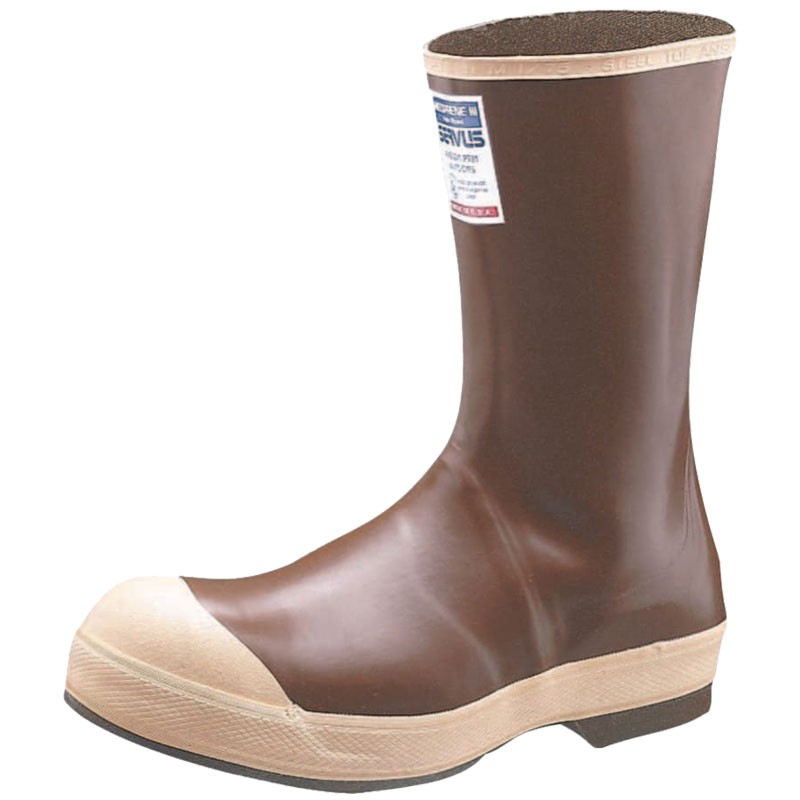 12" Steel Toe Neoprene Boot, Copper/Tan Color, Men's Size 13
