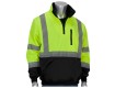 CLASS 3 BLACK BOTTOM SWEATSHIRT, QUARTER ZIP
