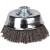 6" x 5/8-11" Crimped Wire Cup Brush .020 Wire - Carbon Steel