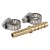 1/4" x 1/4" Splicer and Clamps Air Hose Repair Kit