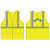 XL  CLASS 2 SAFETY VEST - LIME GREEN MESH ECONOMY W/ ZIPPER CLOSURE  W/ STERLING WATER TECH LOGO (COYNE CHEMICAL)  - 1L, 1C