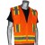 Class 2 Premium Orange Surveyors Safety Vests - Medium