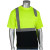 2XL CLASS 2 LY BLACK BOTTOM T-SHIRTLIME YELLOW, ANSI CLASS 2, 100% BIRDSEYE MESH, T-SHIRT