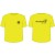 3XL NON-ANSI T-SHIRT HI-VIS YELW/ 1 POCKET W/ ECO SOUTH SERVICES LOGO 1C 1C 2L