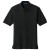 Silk Touch™ Black Polo Shirt, Large