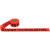 3" x 1,000' 2.0 Mil. Danger Hydroblasting Tape, Red