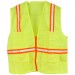 Non-Rated Premium Lime Green Safety Vests - X-Large