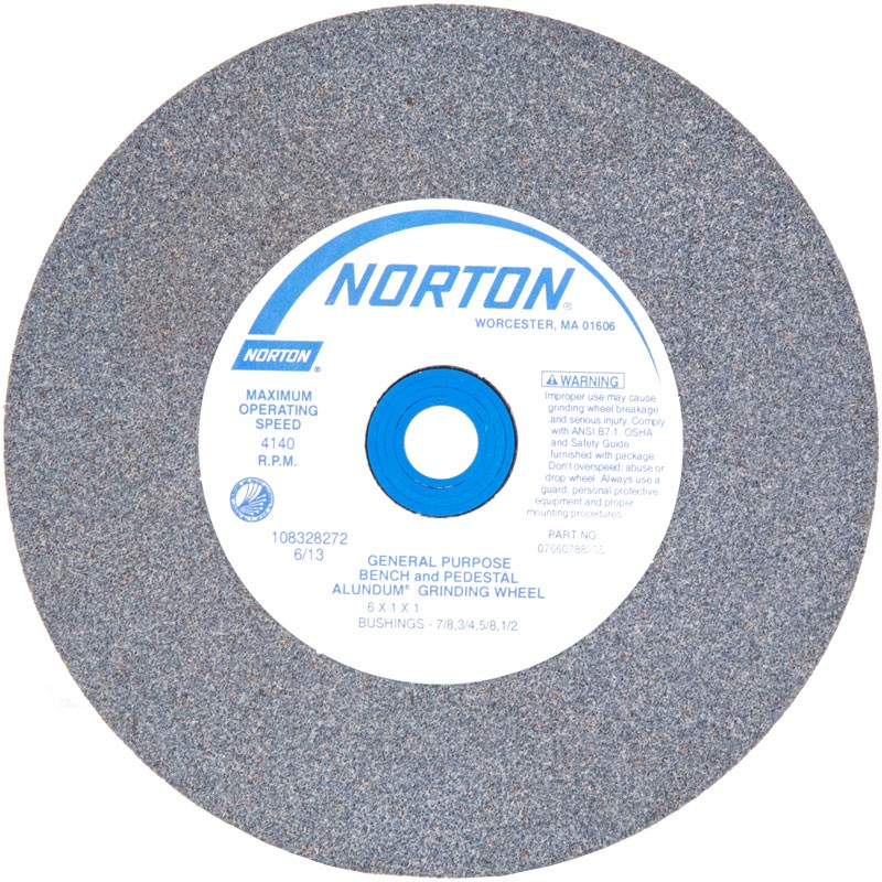 6 X 1 X 1 FINE A/O BENCH GRINDING WHEEL 