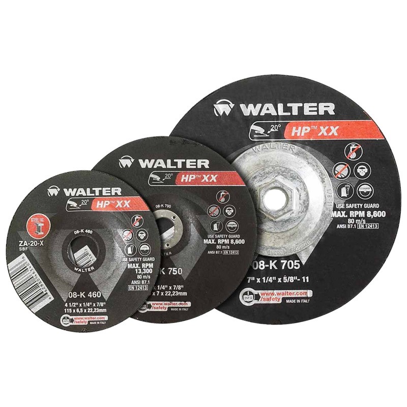 4 1/2 X 1/4 X 5/8-11 ZA-20-X T27S PLASTI C THREAD GRINDING WHEEL