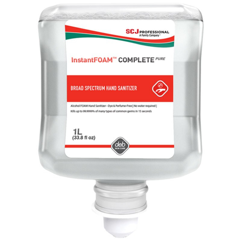 1FC1L InstantFoam™ Complete Alcohol Hand Sanitizer Refill Cartridge, 1 Liter