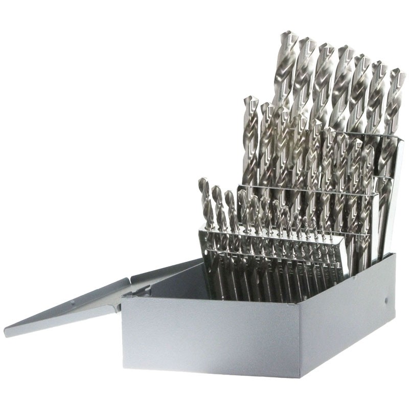 29-Pc HSS Bright Jobber Drill Set