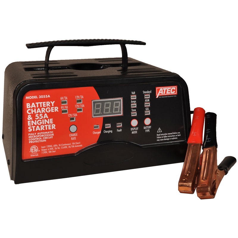 6/12 Volt BenchTop Charger with 50 Amp Engine Start Assist