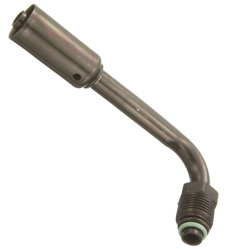 75706E-Z66 5/16H X 3/8T BUMPED TUBE O-RING MALE SWIVEL 90 TUBE ELBOW