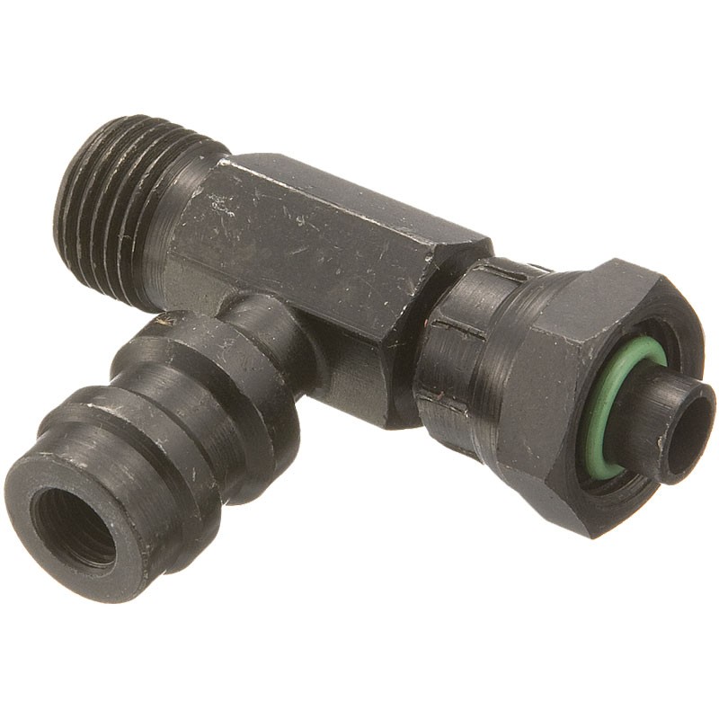 75702  3/4-16 X 1/2T BUMPED TUBE O-RING SERVICE PORT ADAPTER W/R134A SERVICE PORT