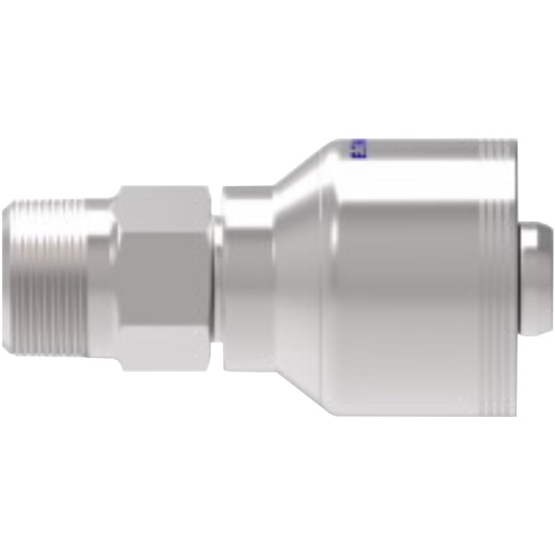 1/2" Hose x 3/4" Tube WeatherGrip Male Tube Rigid 4S-Series