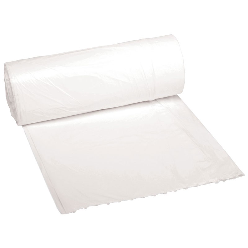 10 Gallon .4 Mil Can Liner, Clear, 500/Case