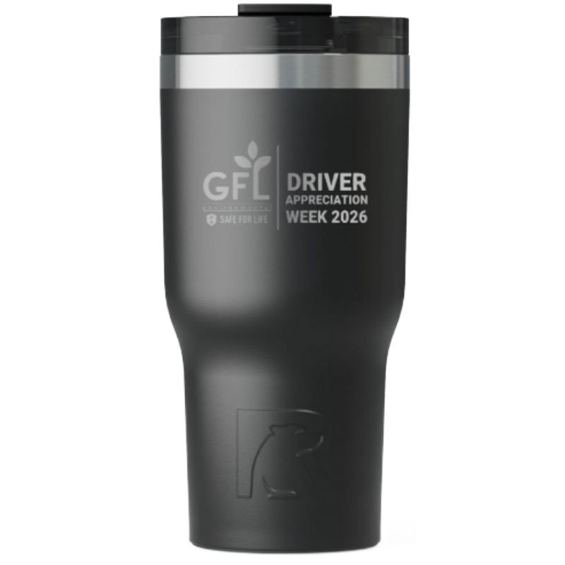 RTIC 20 OZ. ESSENTIAL TUMBLERW/ GFL ENVIRONMENTAL LOGO 1C 1L