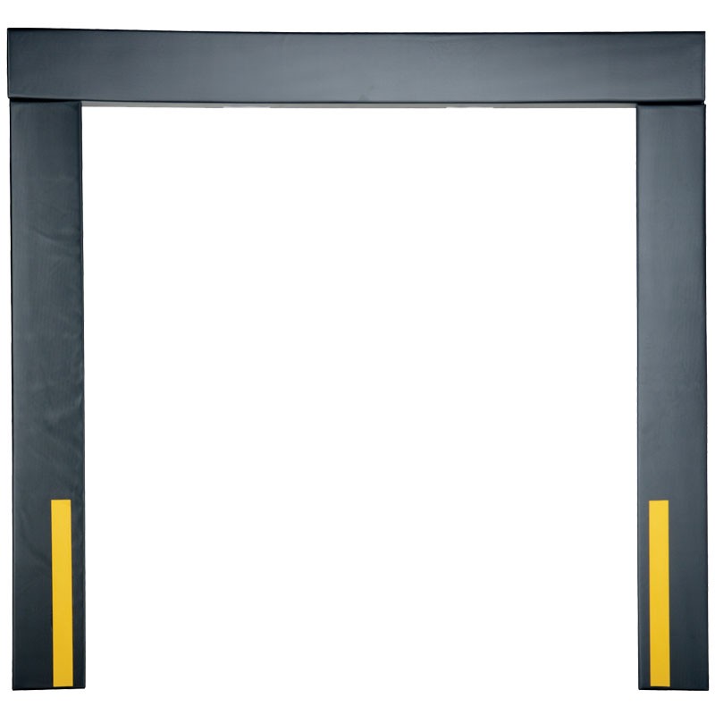Vinyl Dock Seal, 10" x 8' x 8', Black