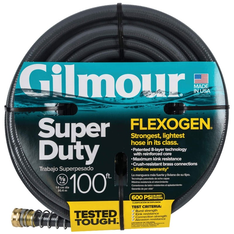 5/8" x 100' Flexogen Super Duty Garden Hose