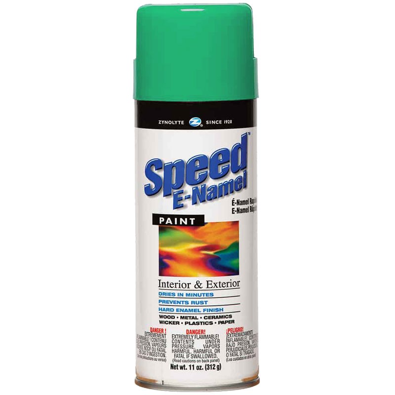 Speed Enamel Spray Paint, 11 Oz. Aerosol, Kelly Green
