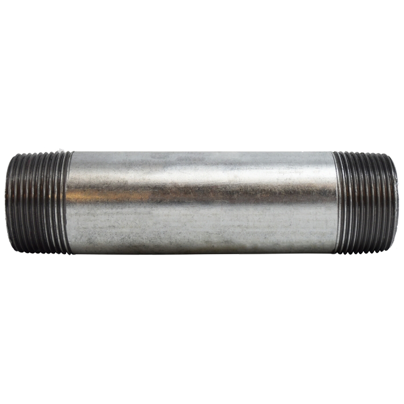 1-1/4" x 8" Galvanized Nipple, Sch 40