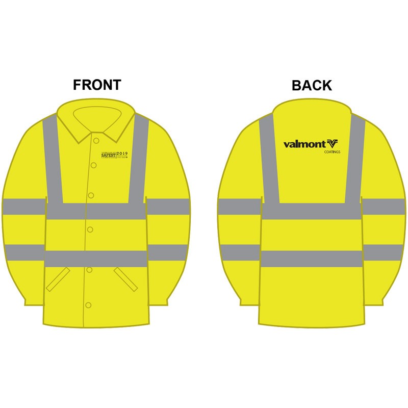 4-XL WIND BREAKER CLS 3 JACKET LYJACKET W/ VALMONT LOGO (2L - 1C)