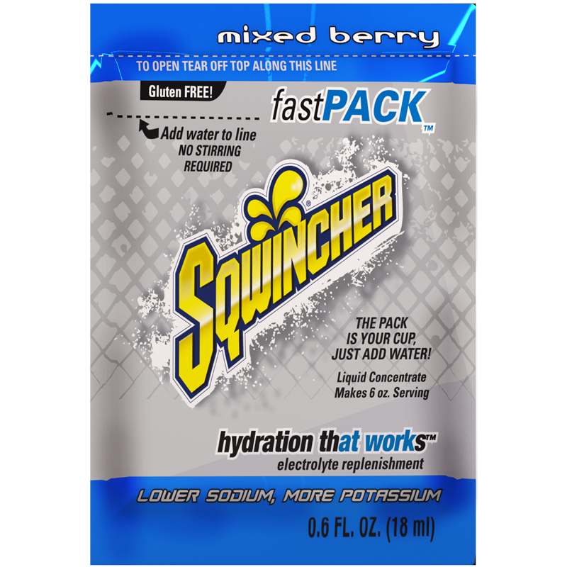 Sqwincher Fast Pack®, Mixed Berry