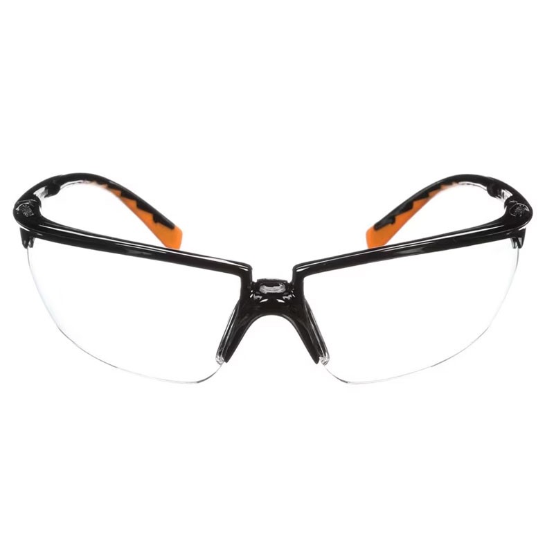 3M™ Privo™ Safety Glasses, Clear Lens, Black Frame, Anti-Scratch / Anti-Fog