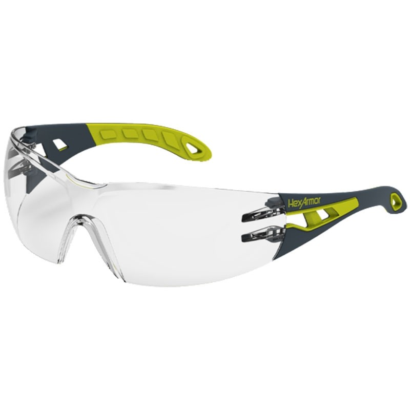 HexArmor® MX200 TruShield®2 Safety Glasses, Clear Lens, Anti-Fog/Anti-Scratch