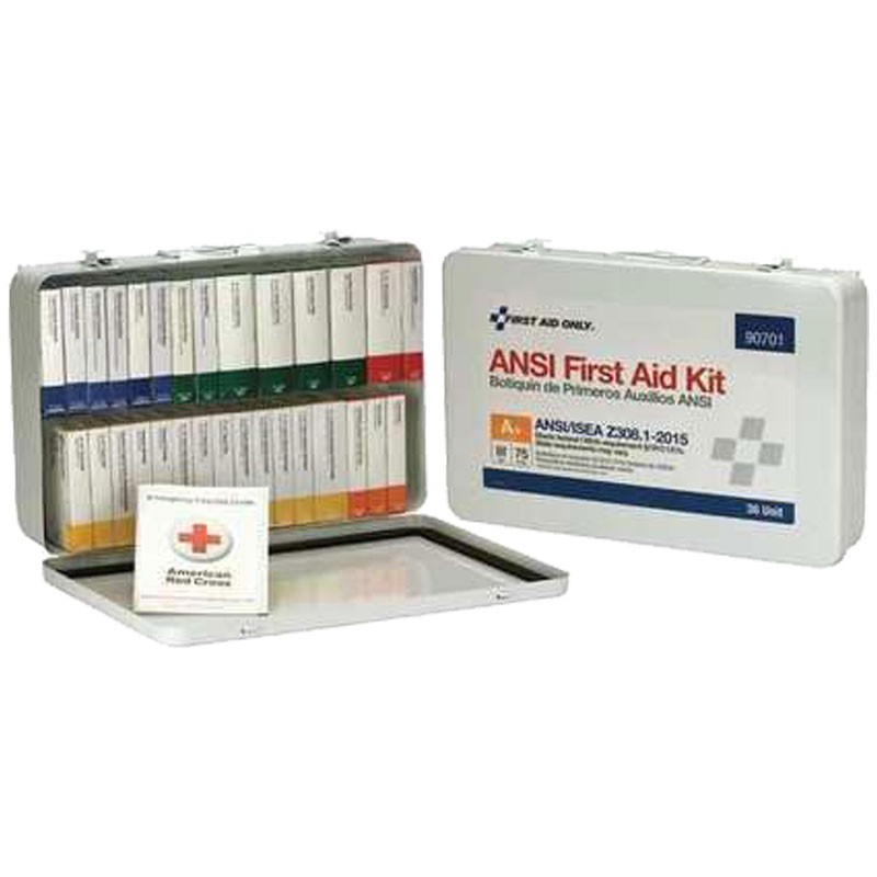 75 PERSON GENERAL PURPOSE FIRST AIDKIT METAL CASE