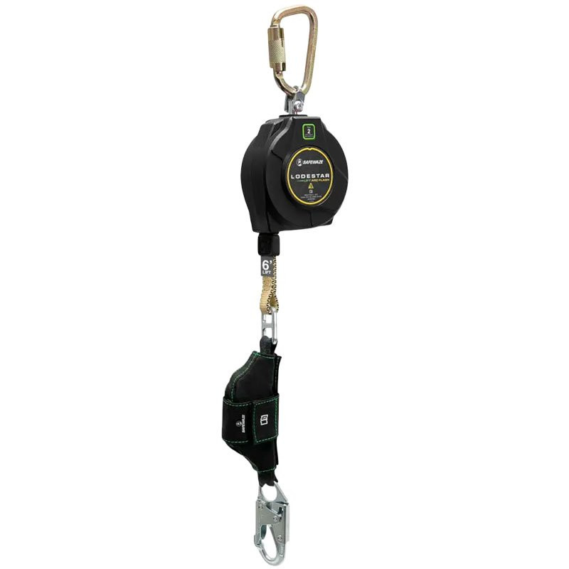 Lodestar Lift Arc Flash 10' Single Web Class 2 Self Retracting Lifeline w/ Dieletric Snap