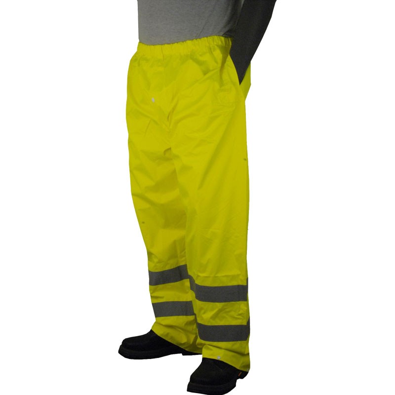 HI VIS YELLOW RAIN PANTS 5XL