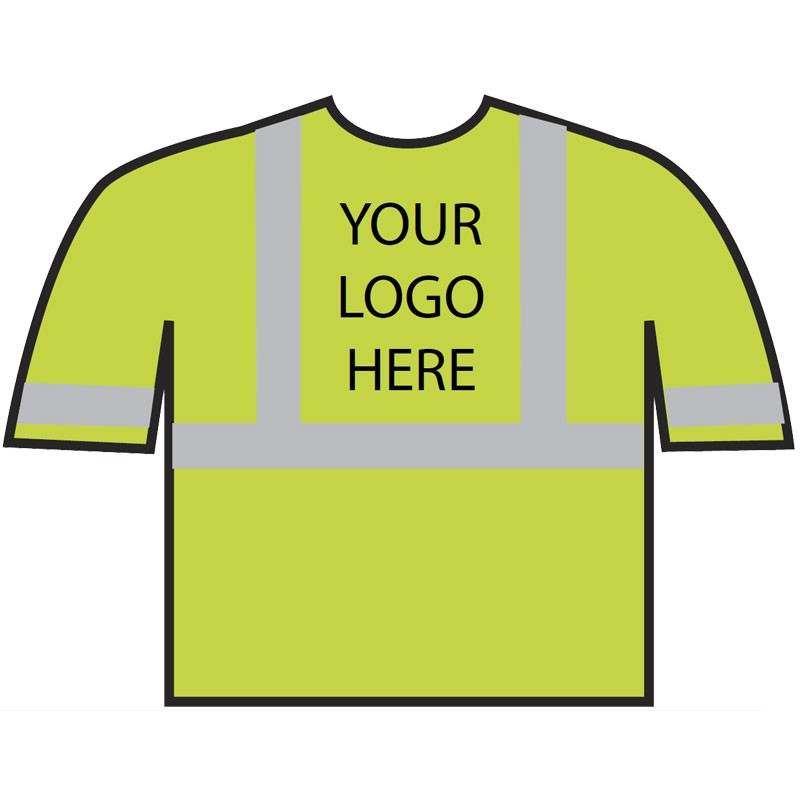 LIME GREEN CLASS 3 2XL ECONOMY VEST MESHWITH THREE COLOR LOGO