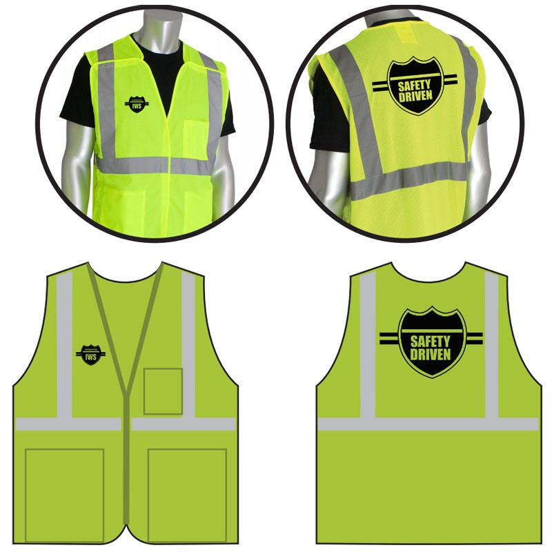 5-XL  CLS-2 BREAKAWAY 5-POINT VEST W/  IWS LOGO (1C - 2L)