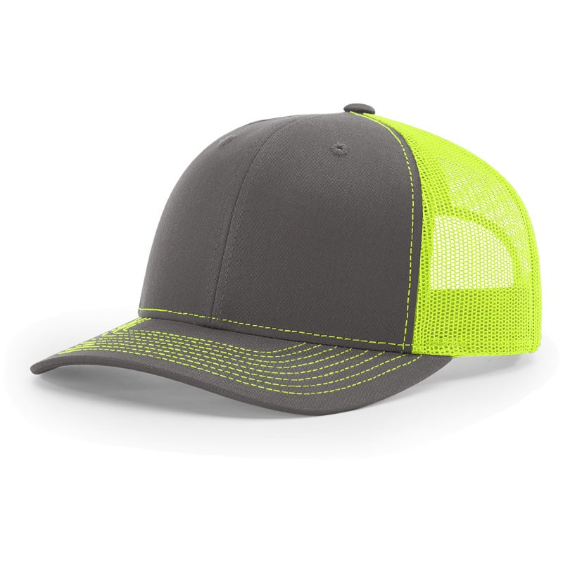 Truckers Cap, Charcoal / Hi-Vis Yellow