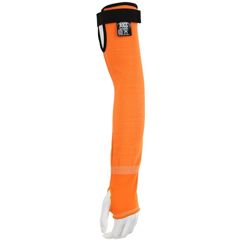 Cut Pro® 13 Gauge Hypermax® Sleeve, 18", A4 Cut Level, Hi-Vis Orange