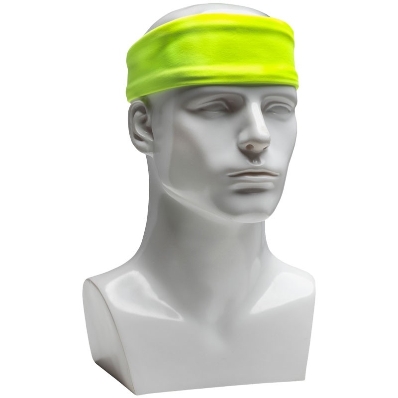 EZ-Cool® Max 360° Evaporative Cooling Headband, Universal Size Spandex, Hi-Vis Yellow