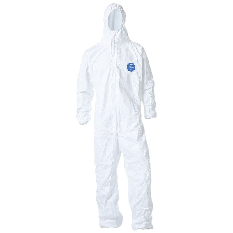 Tyvek® Microporous Coveralls w/ Respirator Fit Hood, Elastic Wrists & Ankles, X-Large