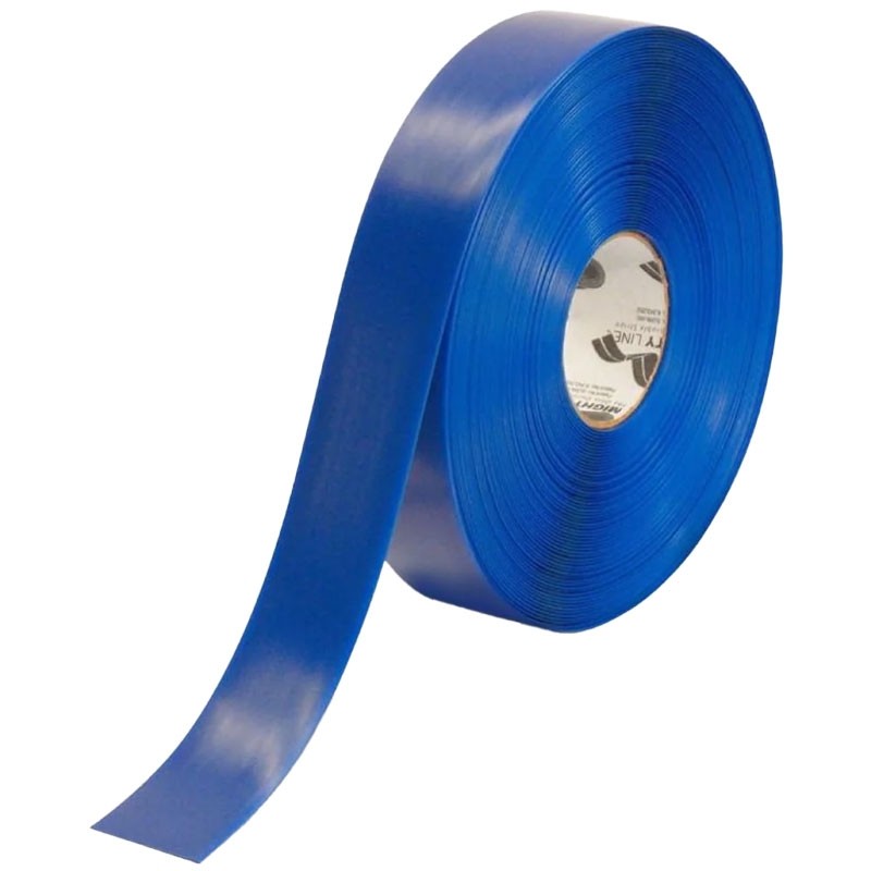 Mighty Line® Floor Marking Tape, Solid Blue, 2" x 100'