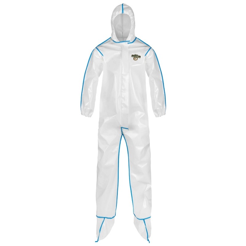 ChemMax® 2 Bound Seam Coverall - Hood & Boots, Elastic Wrist/Ankle, Storm Flap Over Zipper, 3-XL