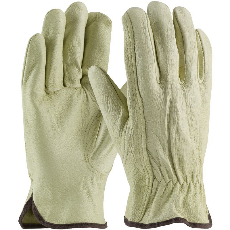 Economy Pigskin Leather Drivers Glove - Keystone Thumb, 2-XL