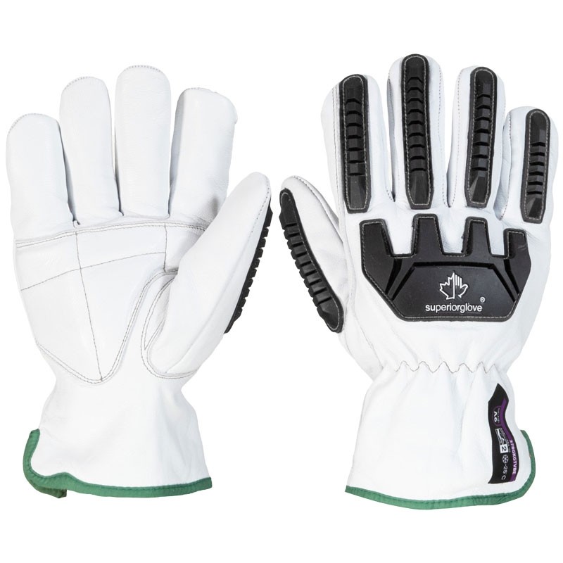 Endura® Goatskin Drivers Glove, Cut Resistant, Impact Protection w/ Thinsulate™ lining, X-Small