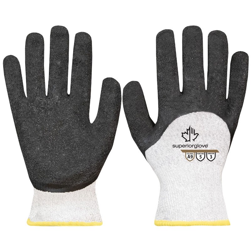 TenActiv™ Latex Coated Glove, Crinkle Grip, Small