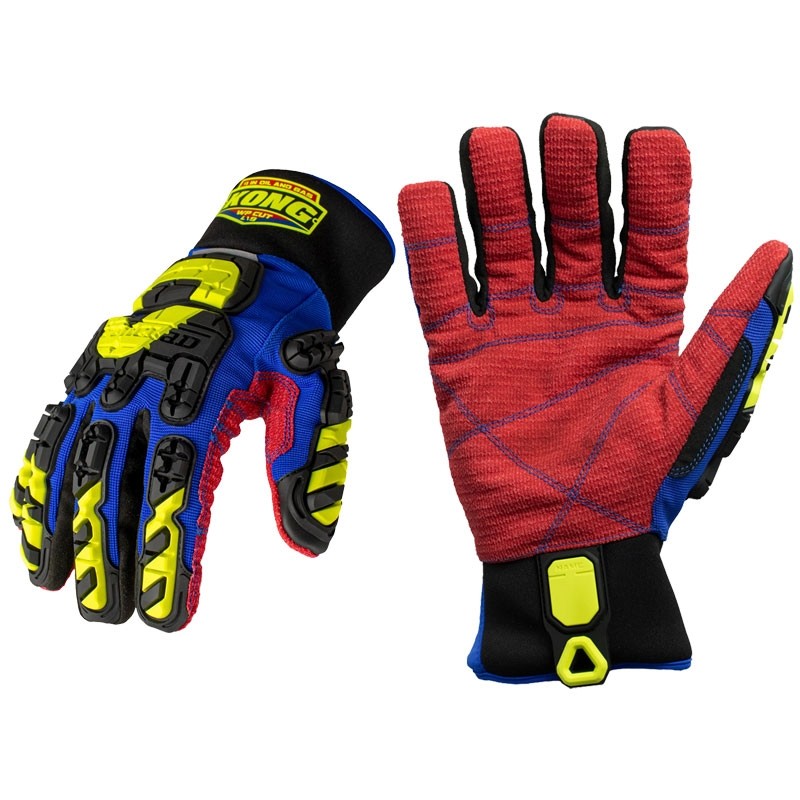 KONG® Deck Waterproof Glove, Cut Resistant, Impact Protection, Polyester Lining, Large