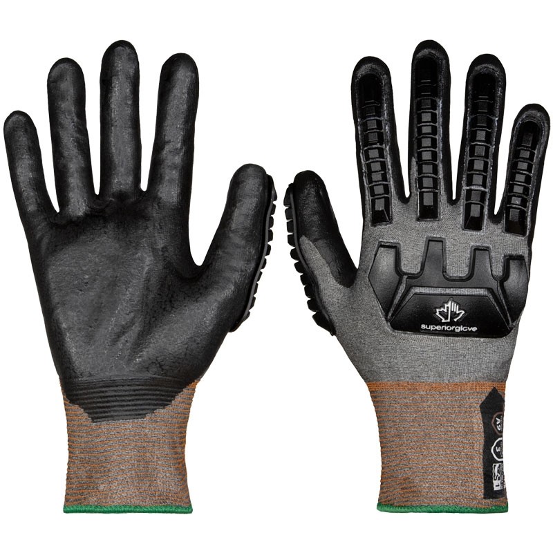 TenActiv™ 21 Gauge Cut & Impact Resistant Glove, Nitrile Foam Palm, Small