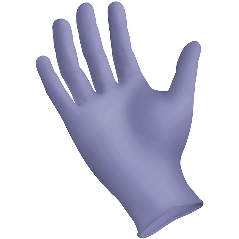 SemperSure® 3 Mil Purple Nitrile Glove, Powder Free, Textured Grip, X-Small