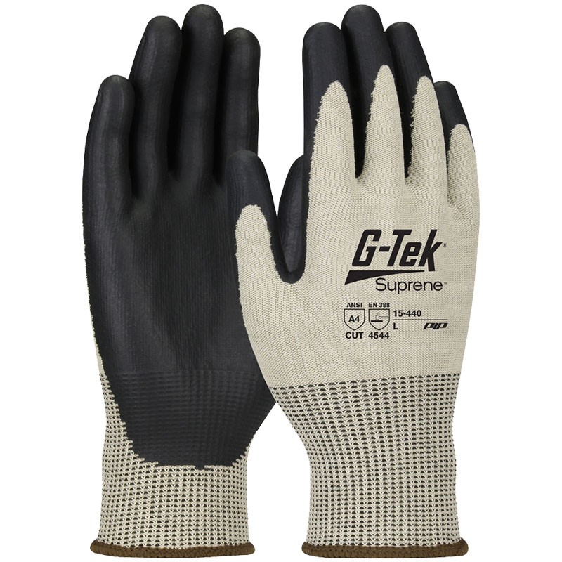BLENDED GLOVE WITH COATED GRIP X-Small